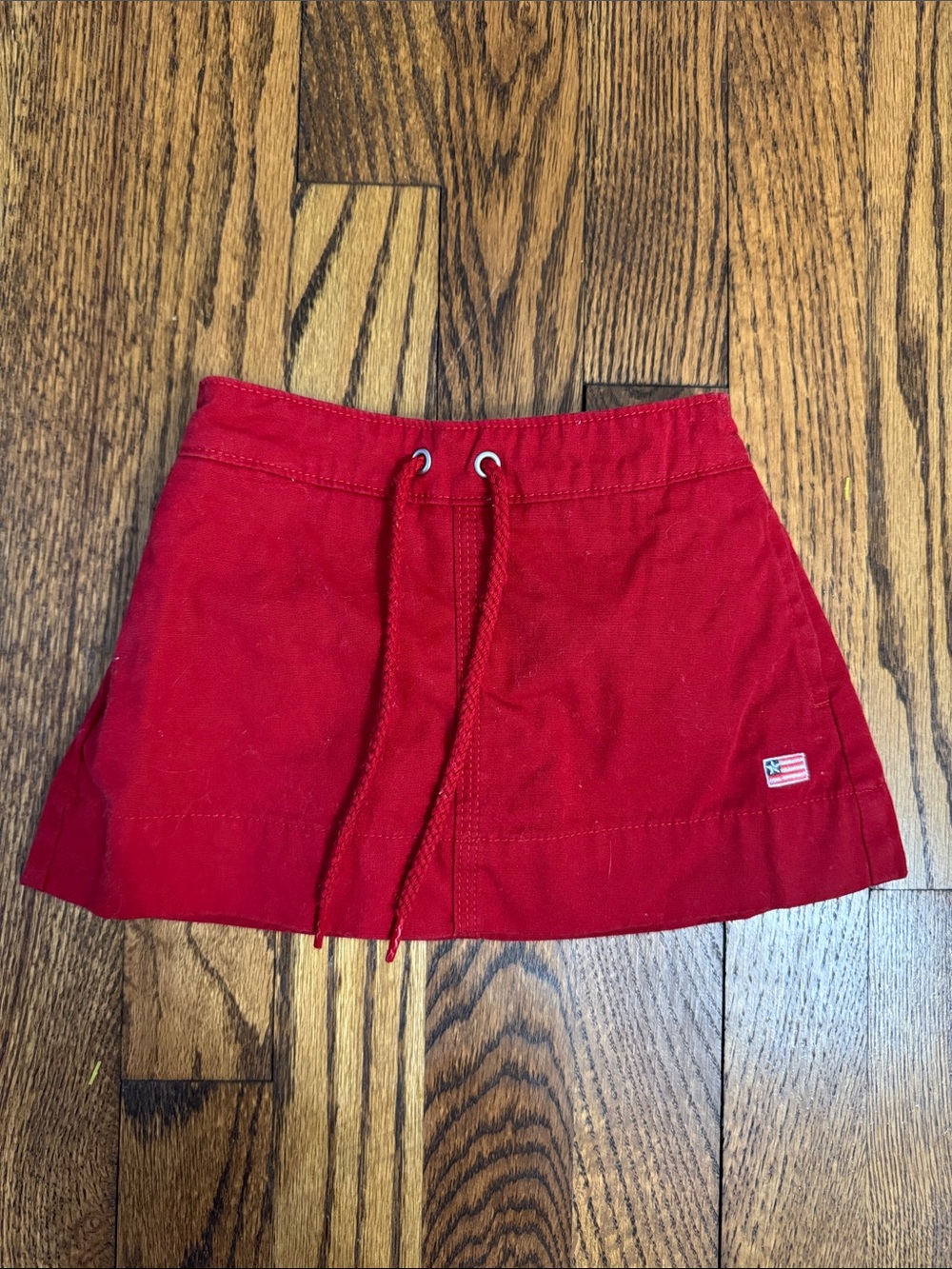OshKosh Red Skort Bloomers 3-6M Patriotic Cotton Baby Girl Skirt Shorts